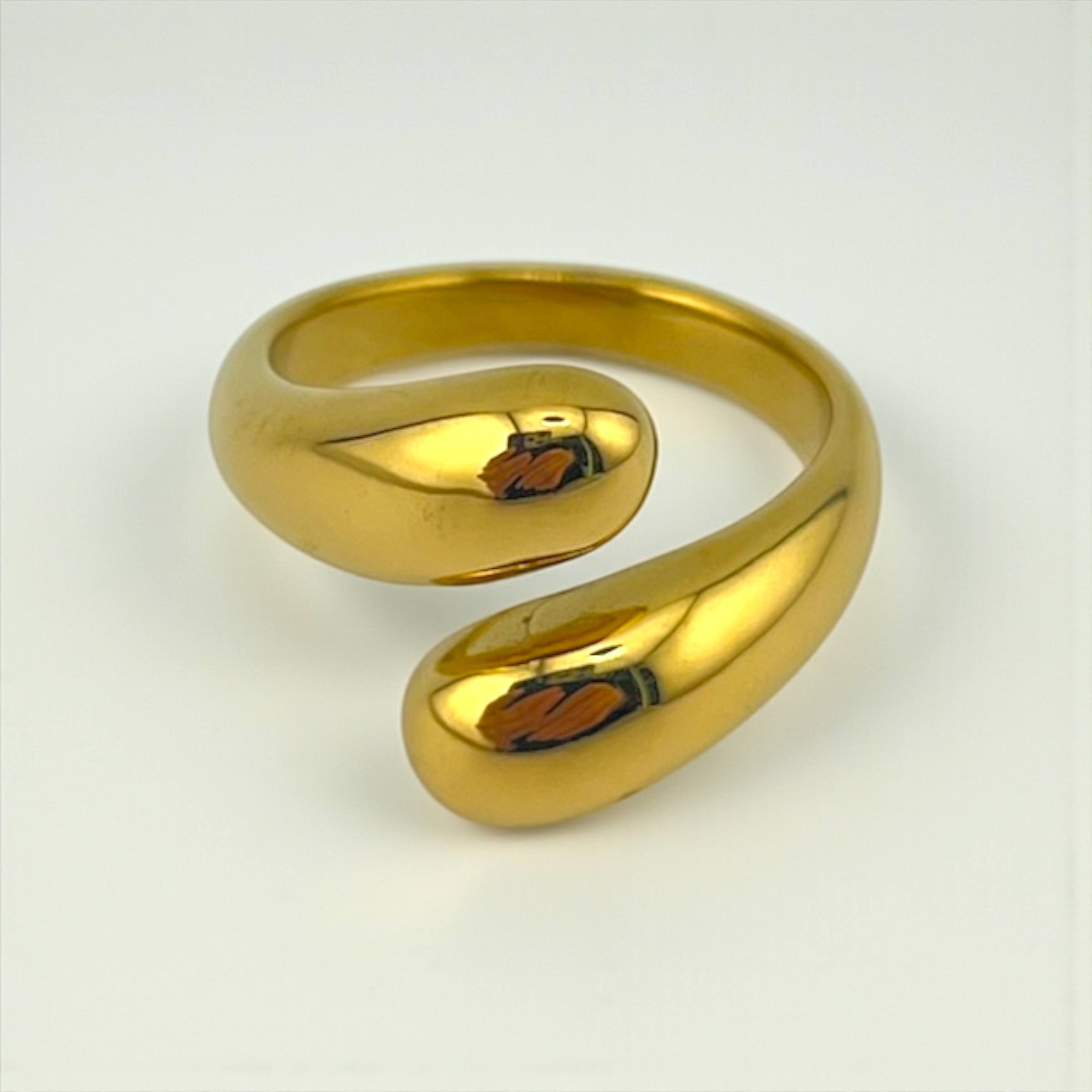 thick Molten Drop Ring – Gold