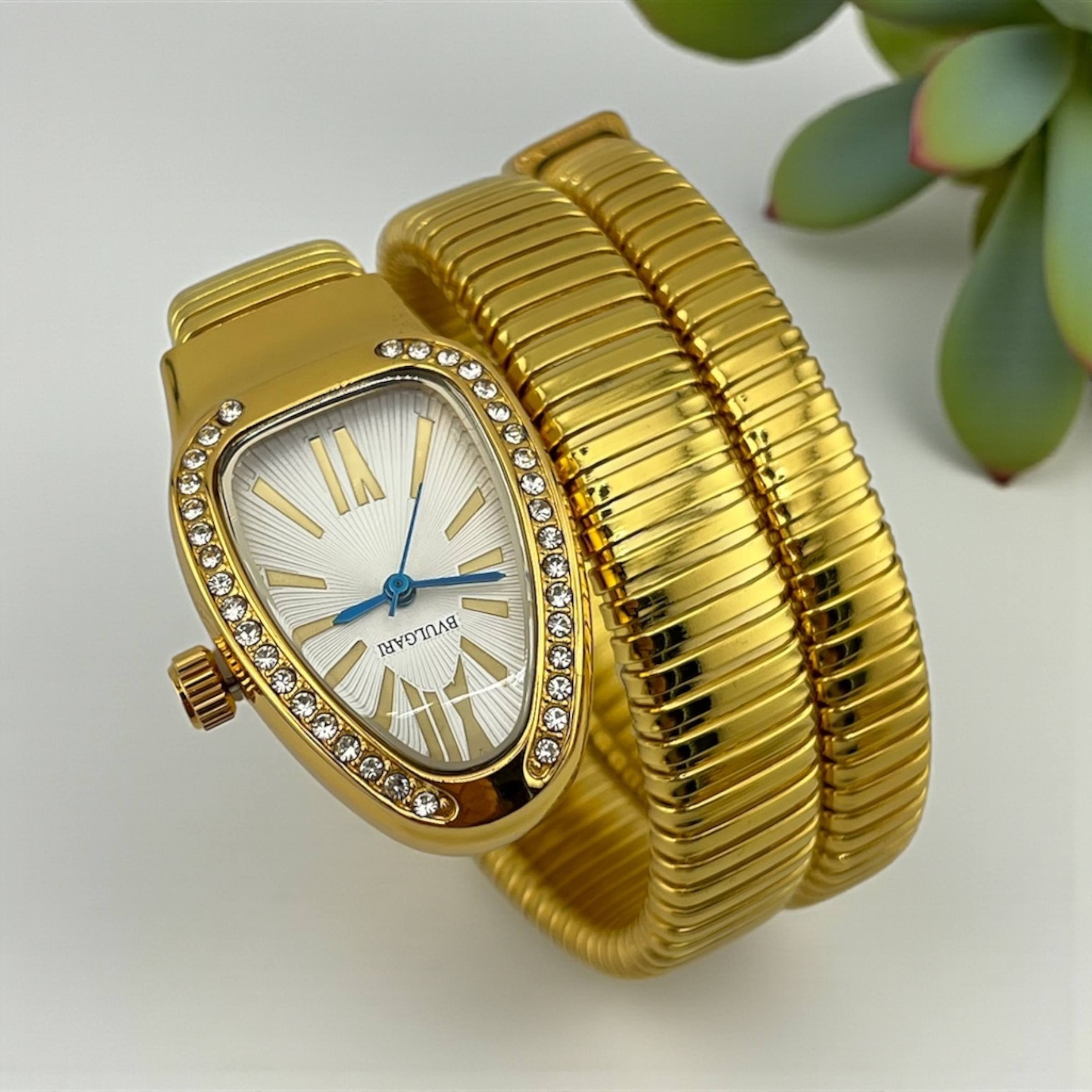 Bvulgari Gold Wrap Watch ⌚✨