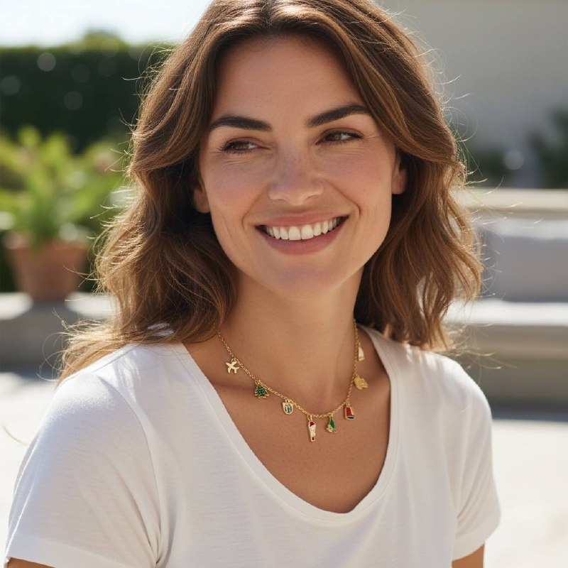 Lebanese Heritage Charm Necklace ✨