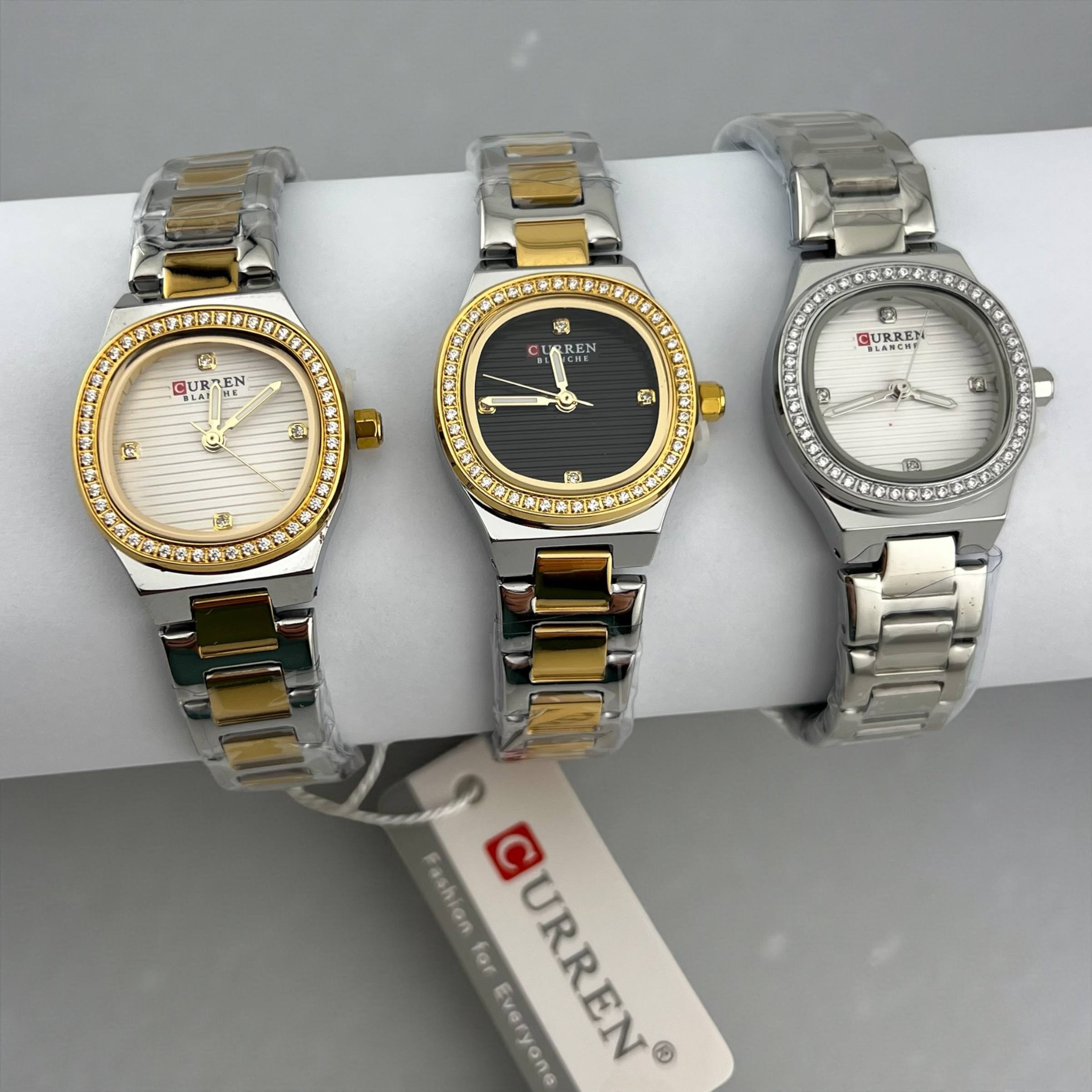 curren stone border dial watch