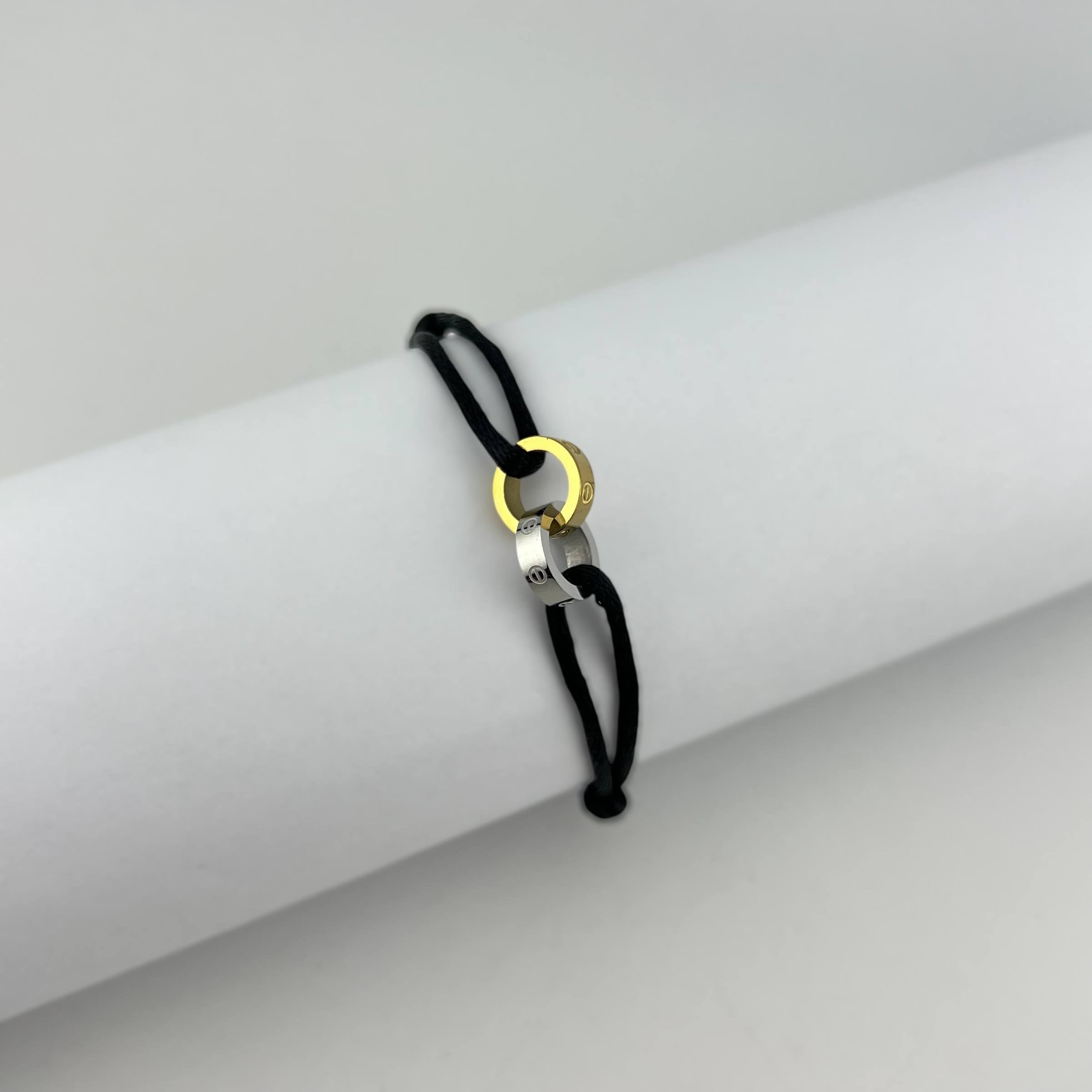 love cartier dual color Cord Bracelet – Adjustable Unisex Design ✨