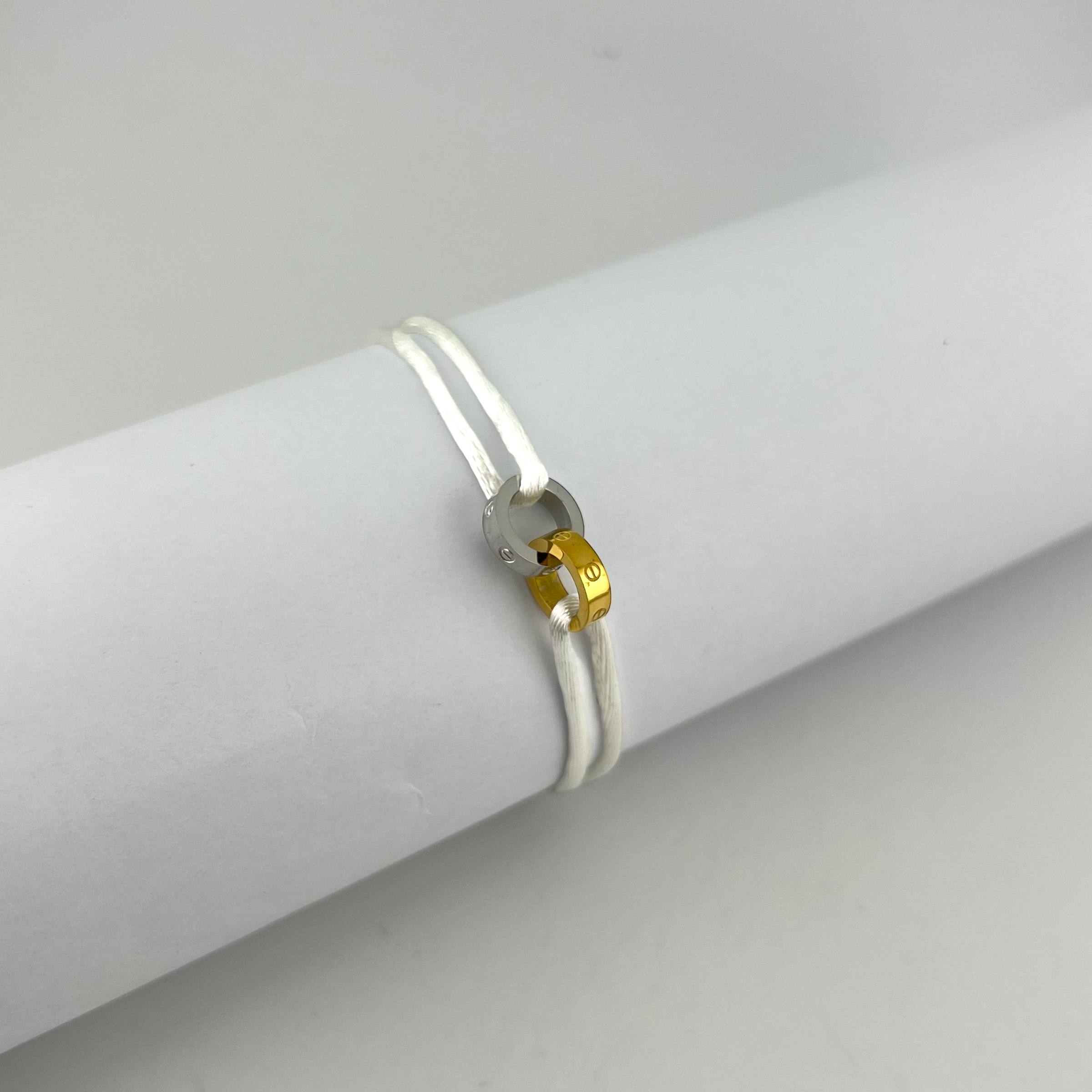 love cartier dual color Cord Bracelet – Adjustable Unisex Design ✨