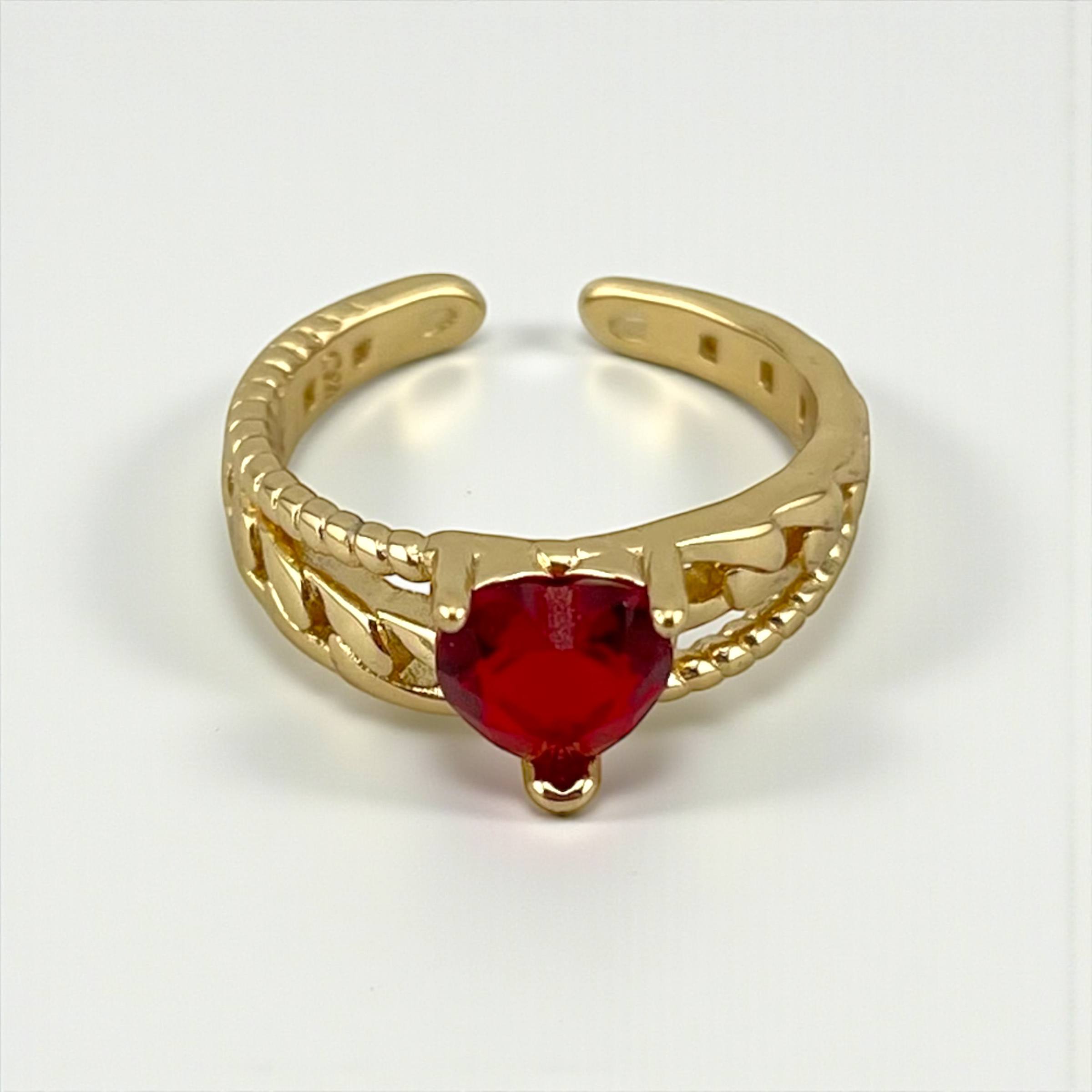 Chained Heart Ring