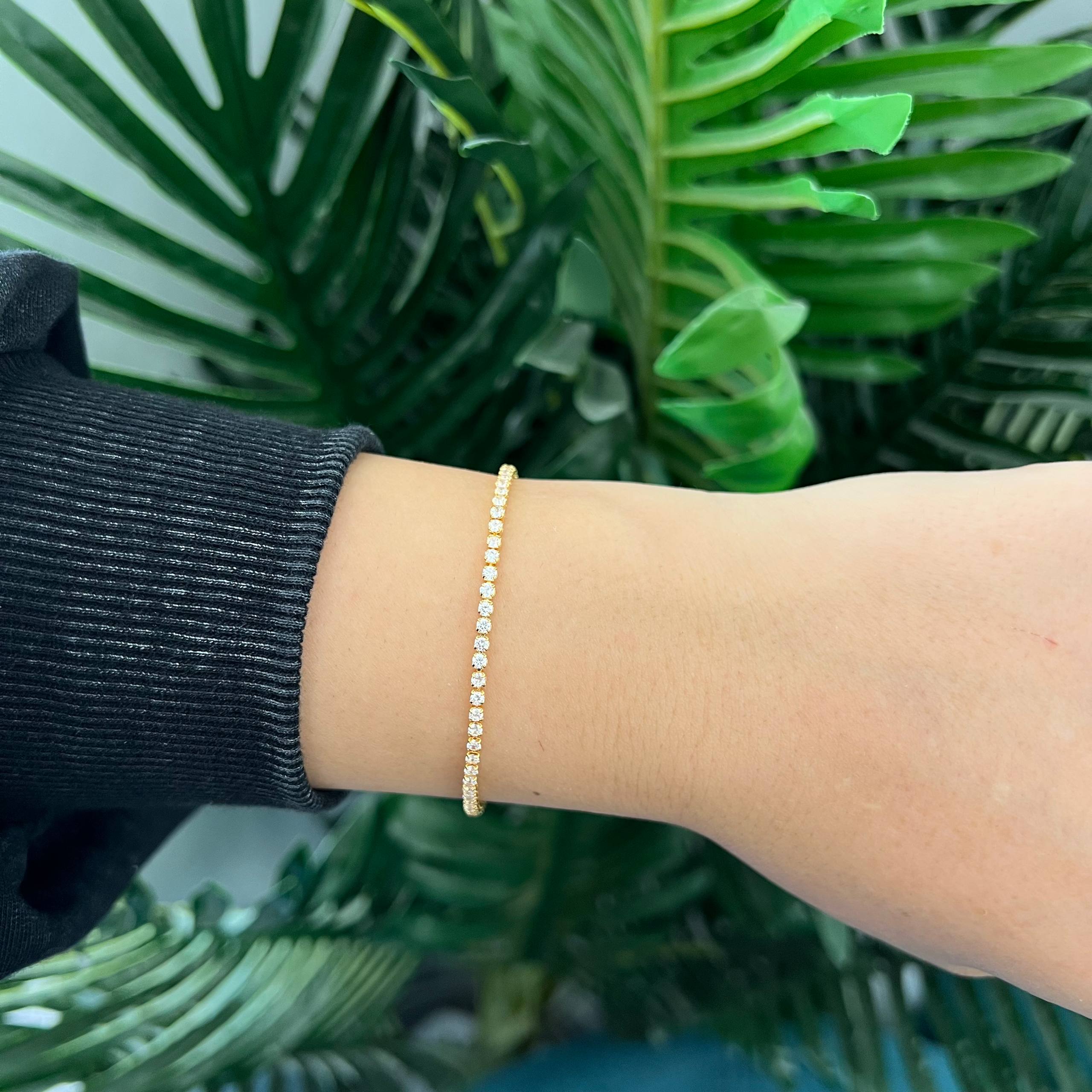 thin Classic Tennis Bracelet ✨