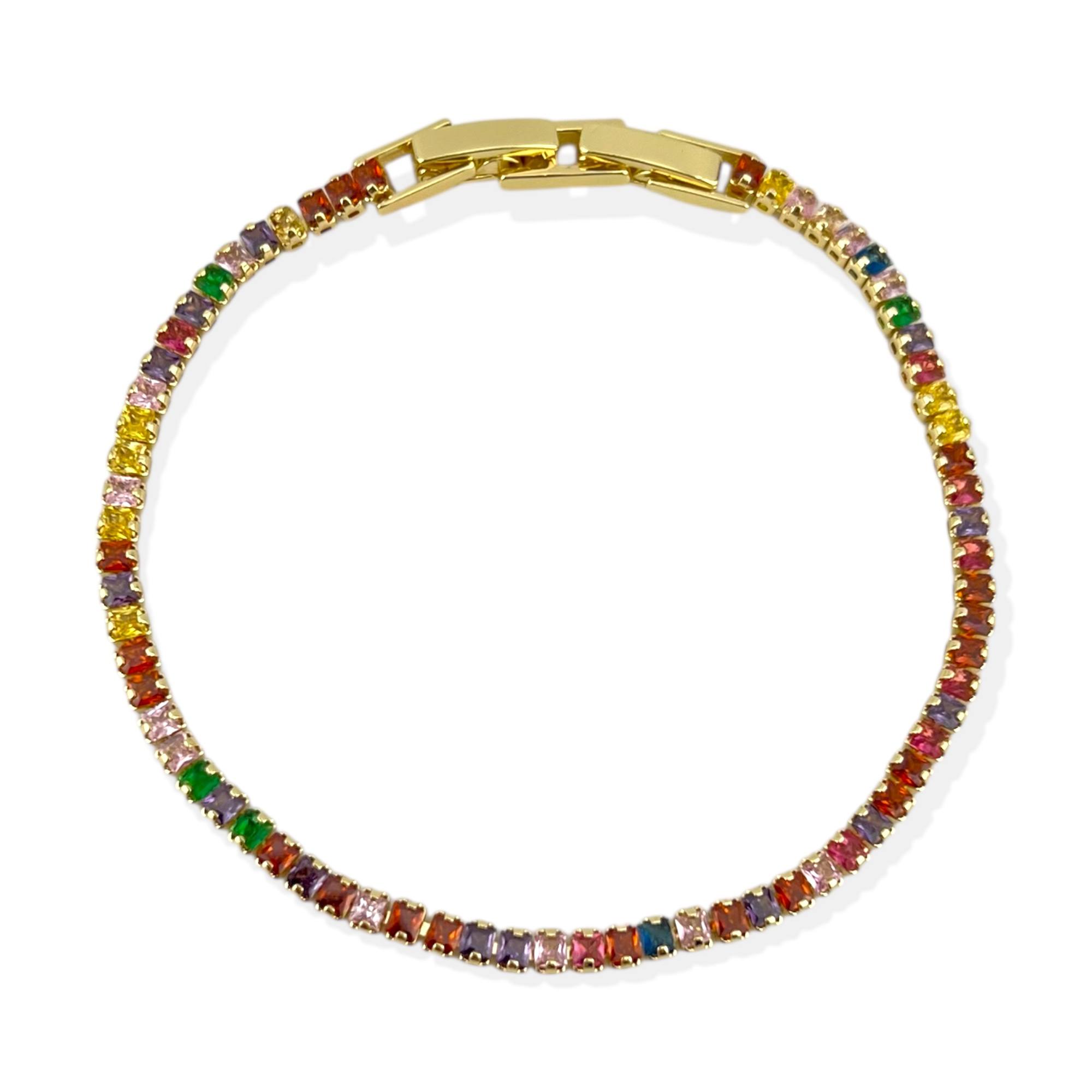 Bold Spectrum Tennis Bracelet 🌈