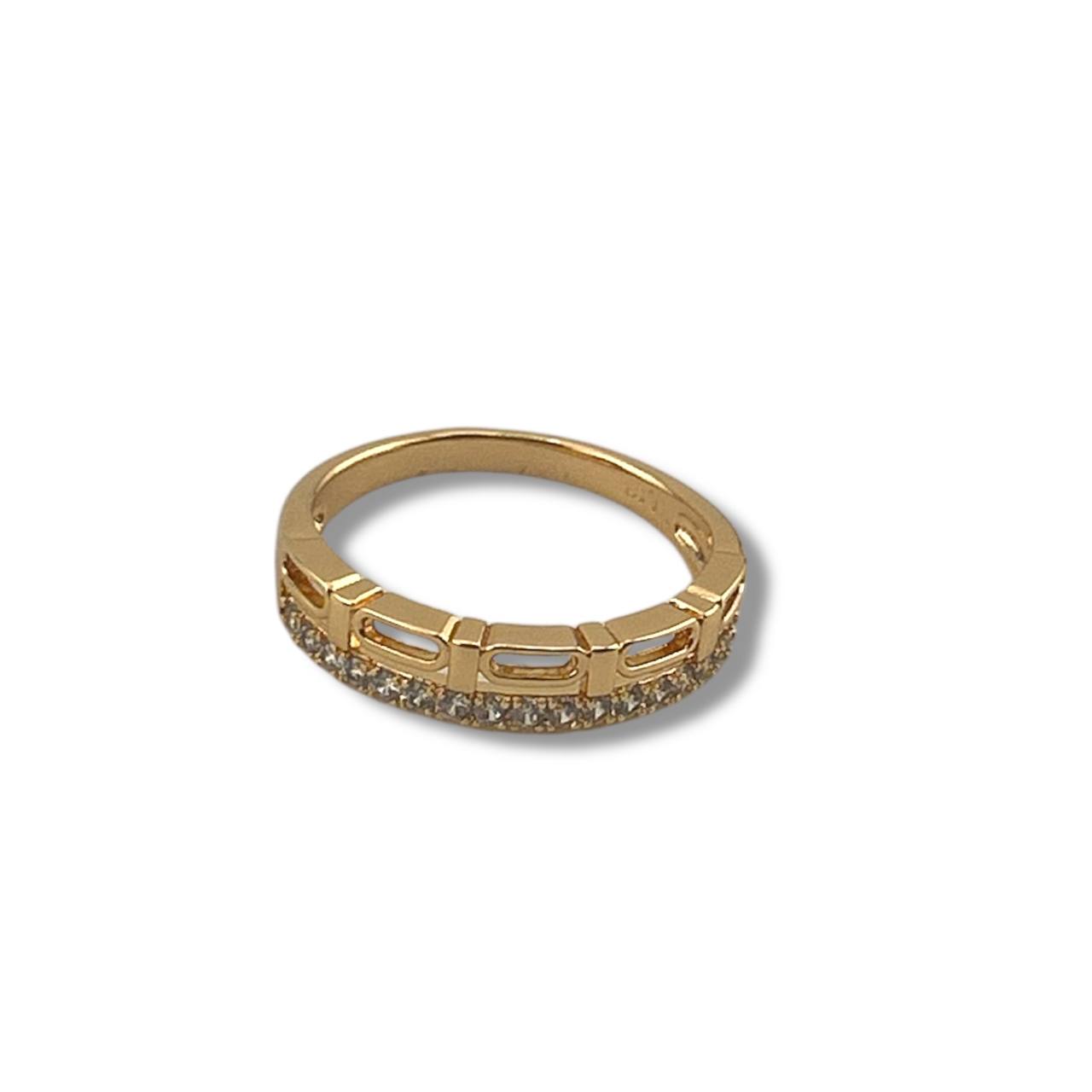 Gleam Chain Ring – Gold
