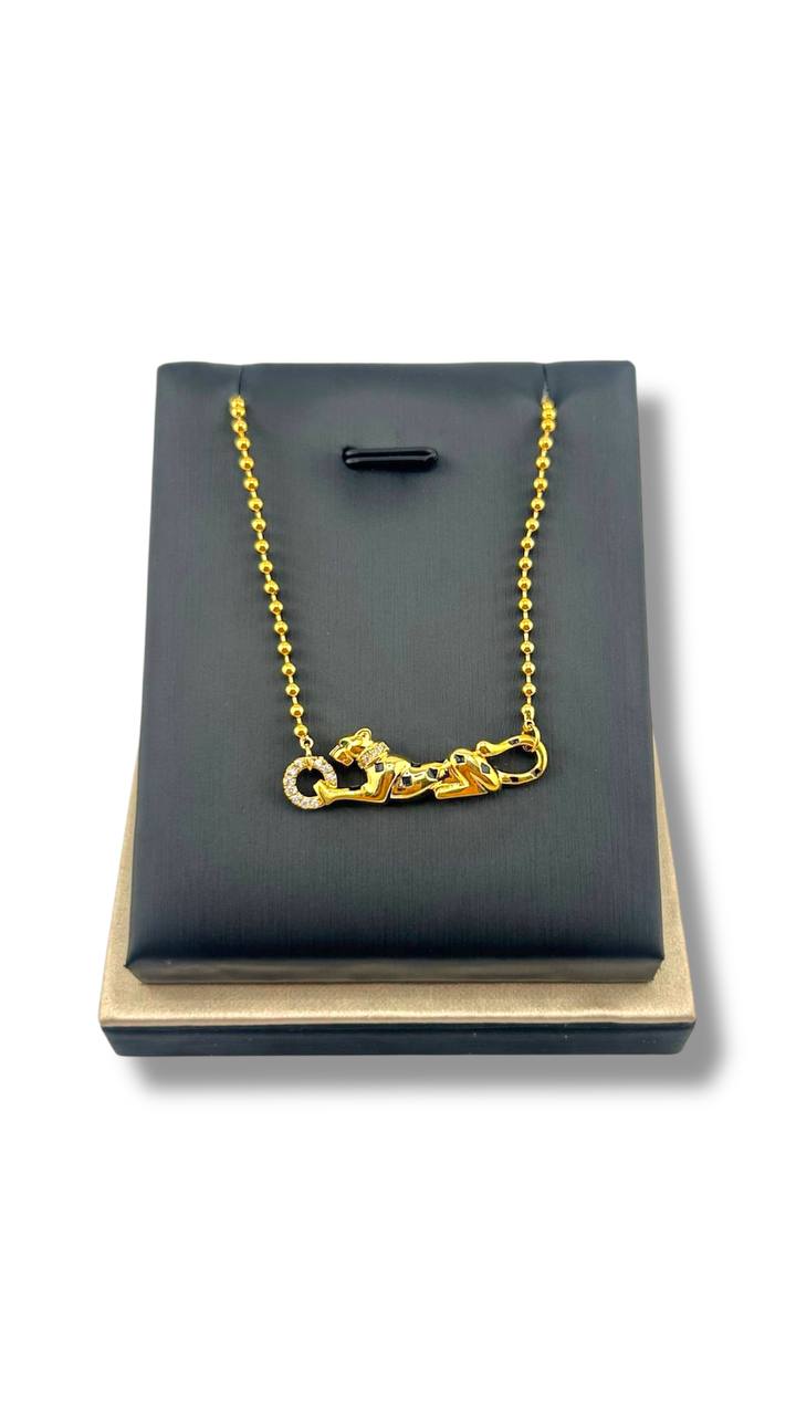Golden Panther – Fierce Elegance Necklace