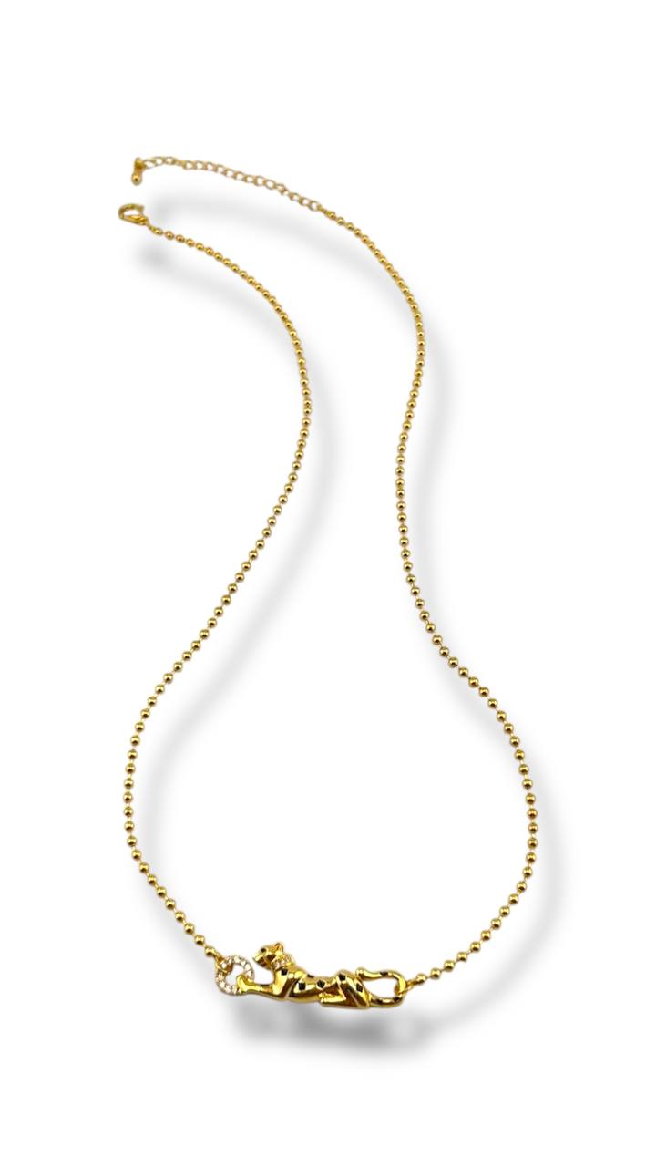 Golden Panther – Fierce Elegance Necklace